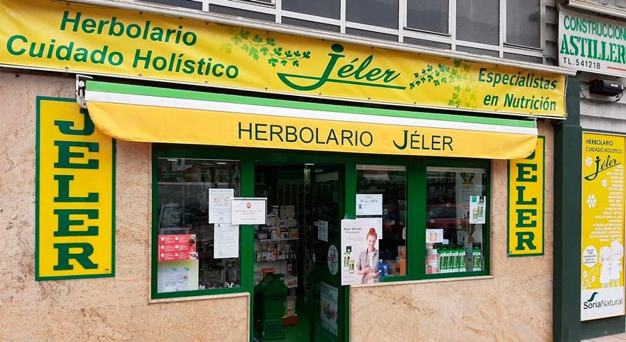 Herbolario Jeler fachada de la empresa